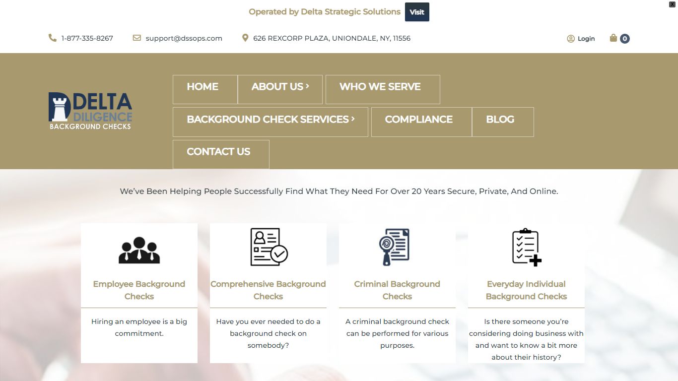 Professional Background Check Services – Delta Diligence